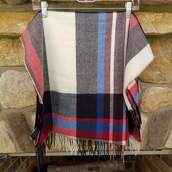 Tommy Hilfiger Accessories - Tommy Hilfiger Scarf Red White Blue Plaid